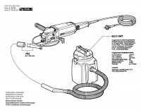 Bosch 0 601 332 403  Angle Grinder 220 V / Eu Spare Parts